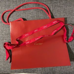 Cartier shopping bag